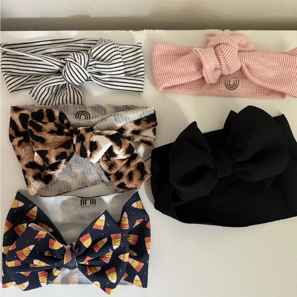 Rainbow & co Baby Headbands (5)